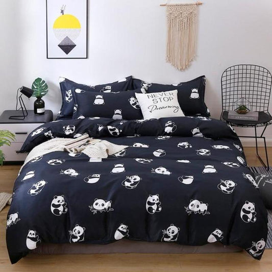 Cute Panda Bedding Set