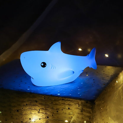 Cute Shark LED Night Light