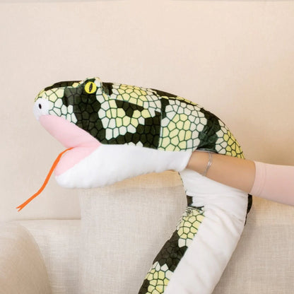 Diablo & Ivy the 63" Kawaii Snake Stuffed Animal Plushies