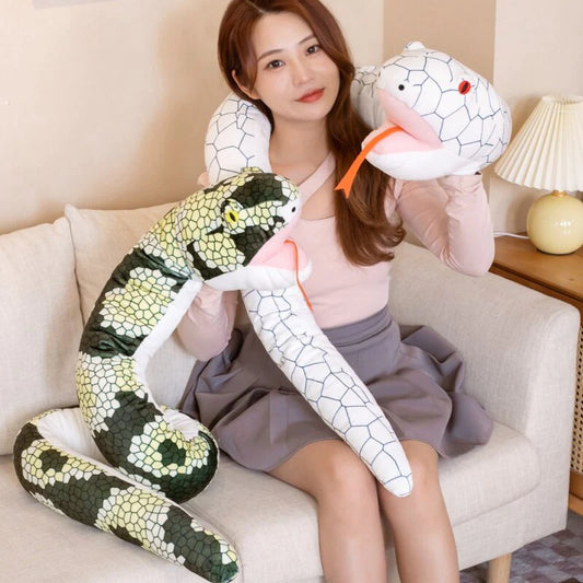 Diablo & Ivy the 63" Kawaii Snake Stuffed Animal Plushies