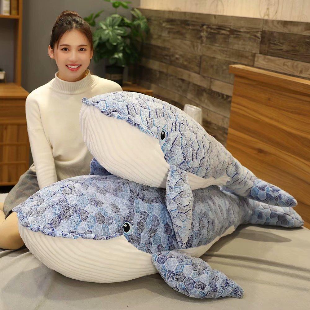 Ed the Giant Kawaii Whale Stuffed Animal Plushie