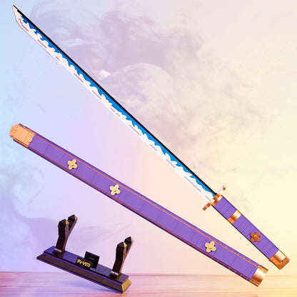 Enma Katana of Zoro Building Set with Scabbard and Stand