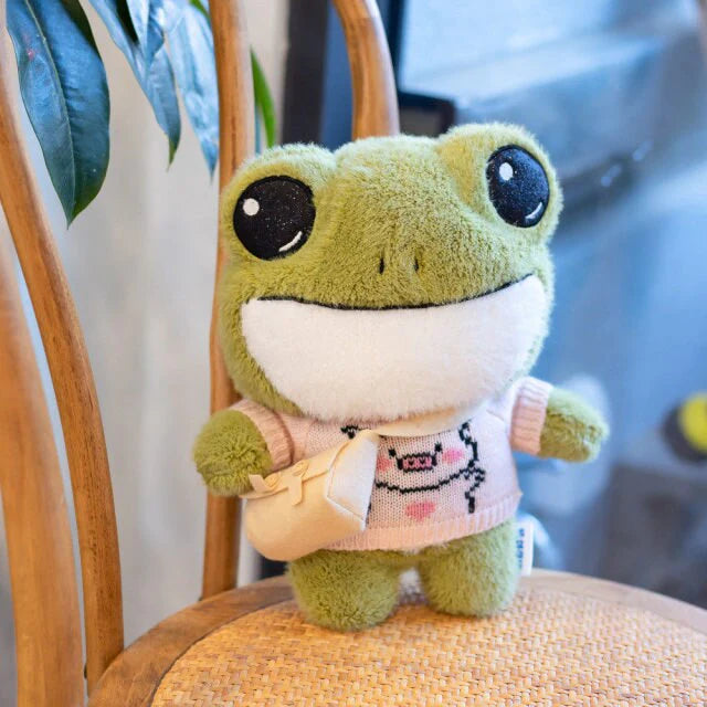 Finley the Mini Frog Kawaii Stuffed Animals Plushies Collection – Youeni