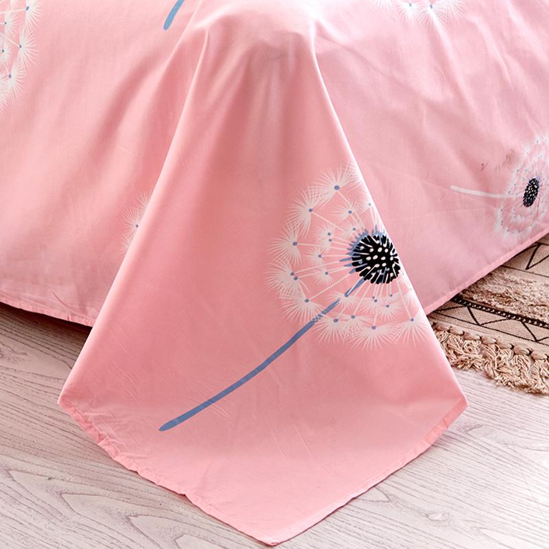 Floating on my Pink Dandelion Bedding Set