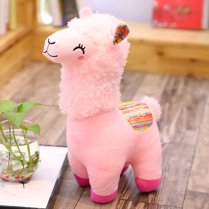 Fluffy Kawaii Alpaca Stuffed Animals Family Plushies