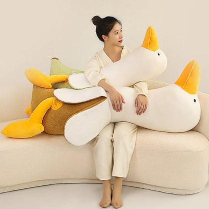 Fluffy Kawaii Banana Duck Stuffed Animals Plushie