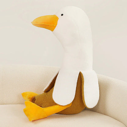 Fluffy Kawaii Banana Duck Stuffed Animals Plushie