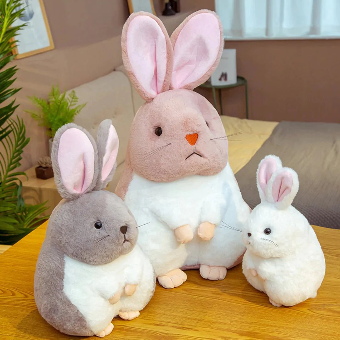Fluffy Kawaii Bunny Stuffed Animals Squad Plushies