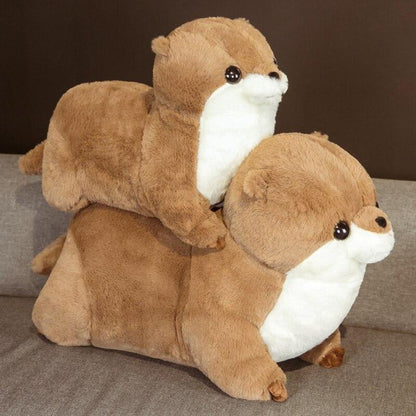 Kawaii Fluffy Chubby Otter Plushies