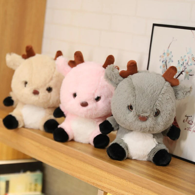 Fluffy Kawaii Reindeer Stuffed Animals Plushies