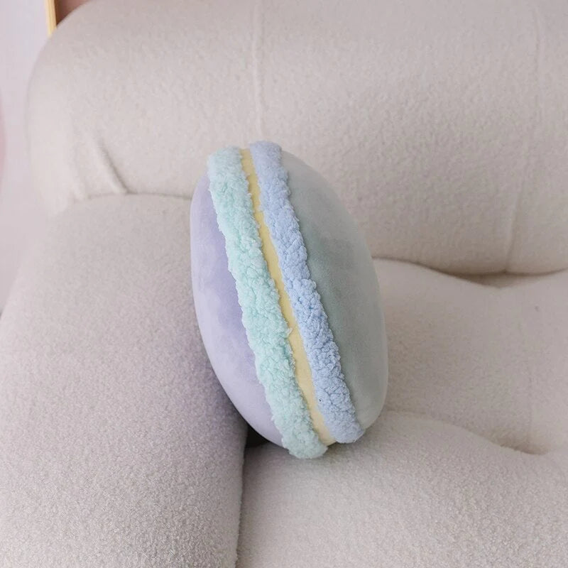 French Kawaii Pastel Macaron Cushion Stuffed Toys Plushies