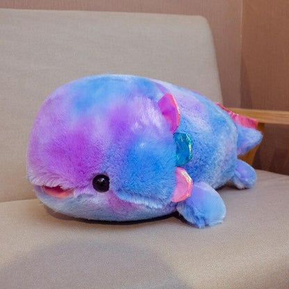 Kawaii Fuzzy Galaxy Axolotl Stuffed Animal Plushies