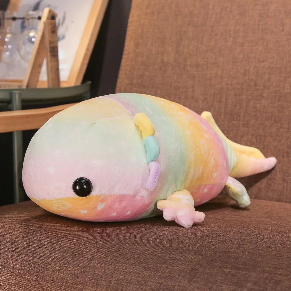 Kawaii Galaxy Colored Axolotl Plushie