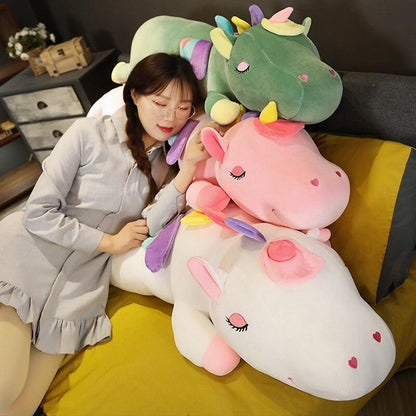 Giant Kawaii Unicorn Stuffed Animals Body Pillow Plushies