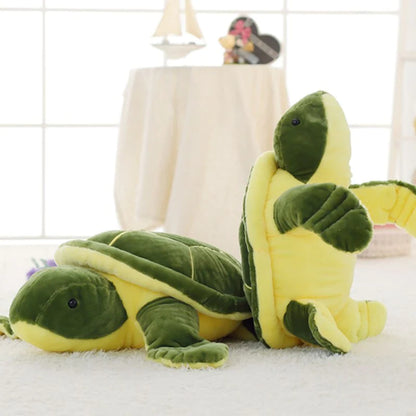 Green Kawaii Chonky Sea Turtle Stuffed Animals Plushies