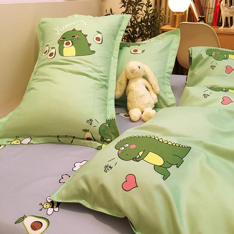 Green deals dinosaur bedding