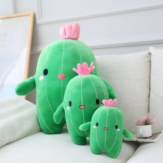 Kawaii Happy Cactus Friends Plushies