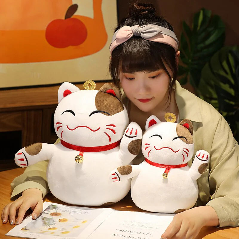 Kawaii Happy Fortune Lucky Cats Plushies