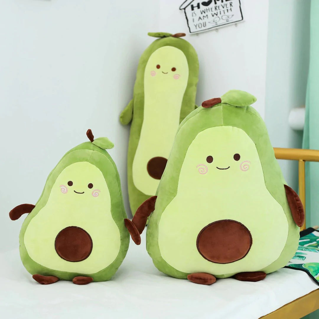 Kawaii Happy Green Avocado Plushie