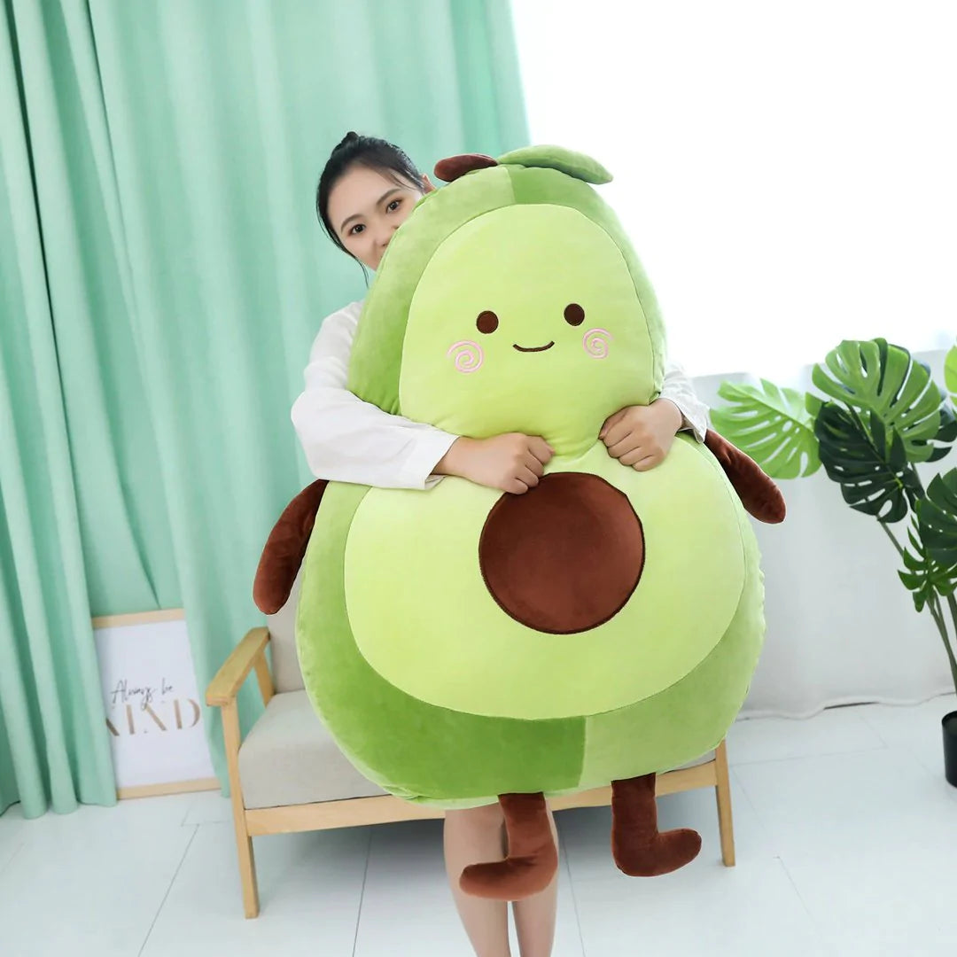 Kawaii Happy Green Avocado Plushie