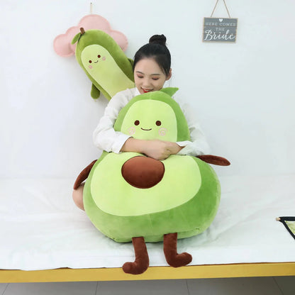 Kawaii Happy Green Avocado Plushie