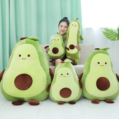 Kawaii Happy Green Avocado Plushie