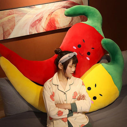 Hot Kawaii Chili Peppers Stuffed Toy Plushie