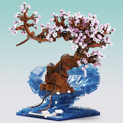 Experience the Beauty of Cherry Blossoms with Our Building Set
