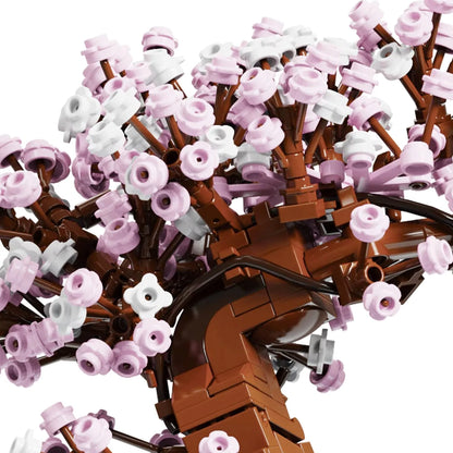 Experience the Beauty of Cherry Blossoms with Our Building Set