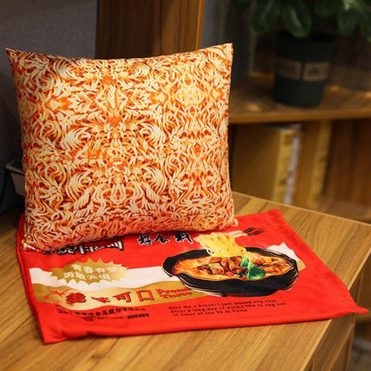 Kawaii Instant Noodle Plushie Pillow