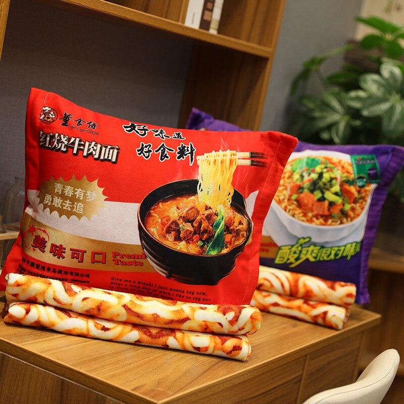 Kawaii Instant Noodle Plushie Pillow