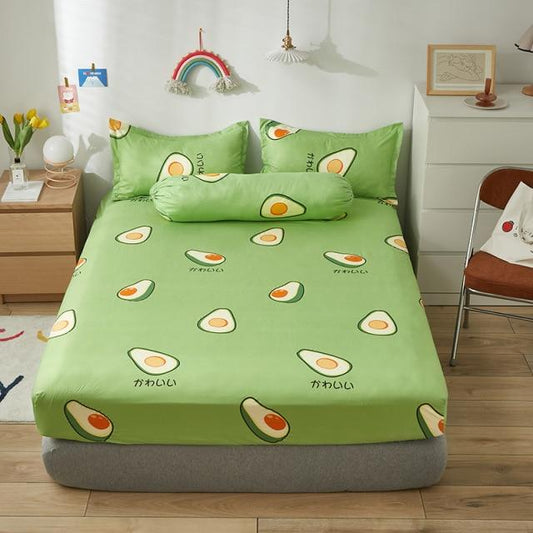 Japanese Avocado Fitted Bedsheets