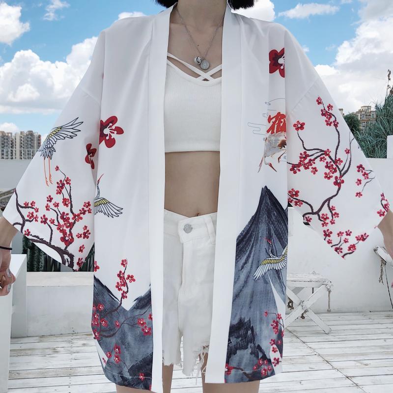 Kimono sales cardigan red