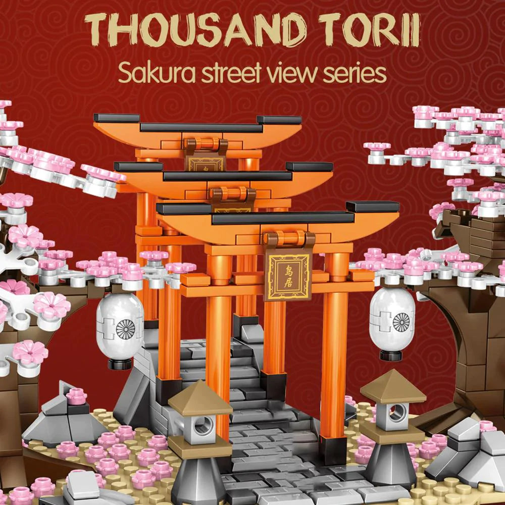 Romantic Japanese Torii Gates Cherry Blossom Trees | Special Edition