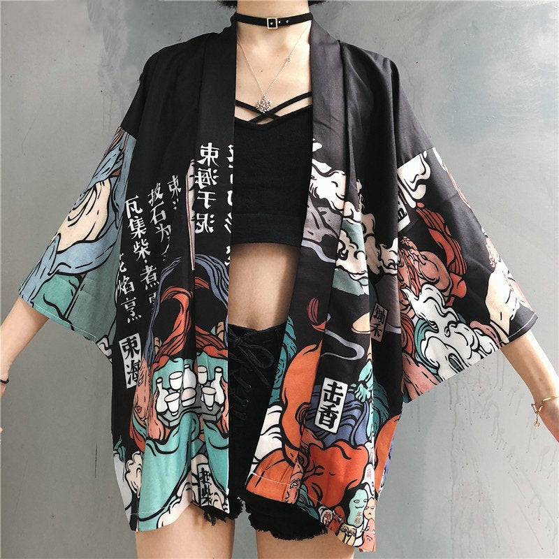 Japanese Women Kimono Mystic World