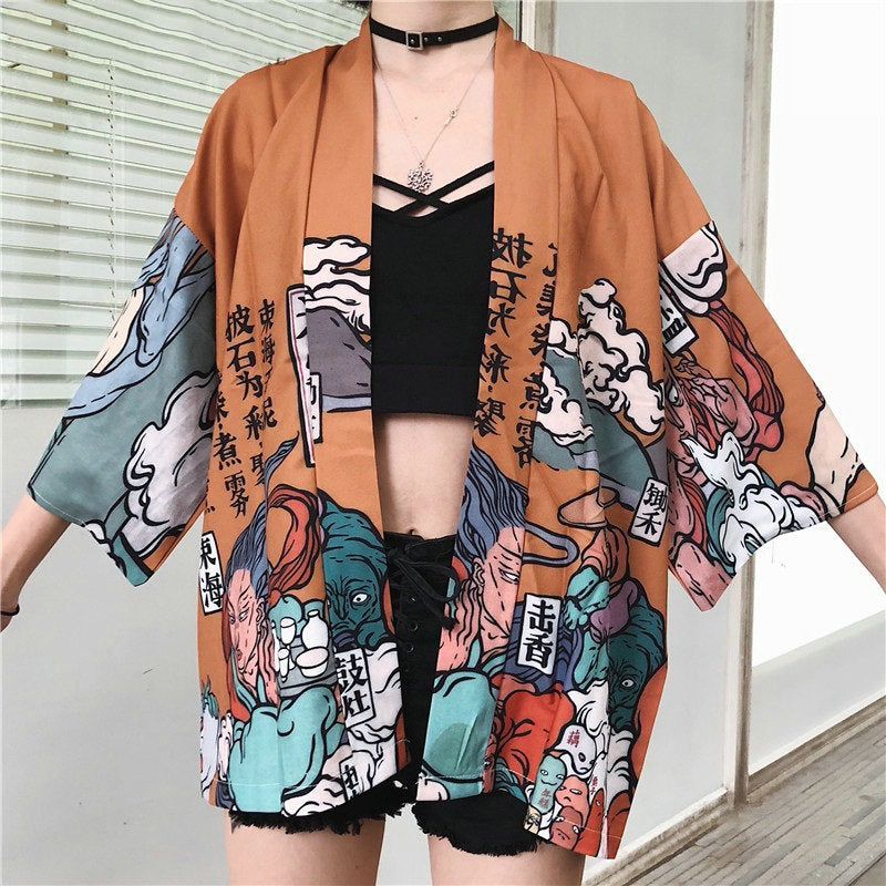 Japanese Women Kimono Mystic World