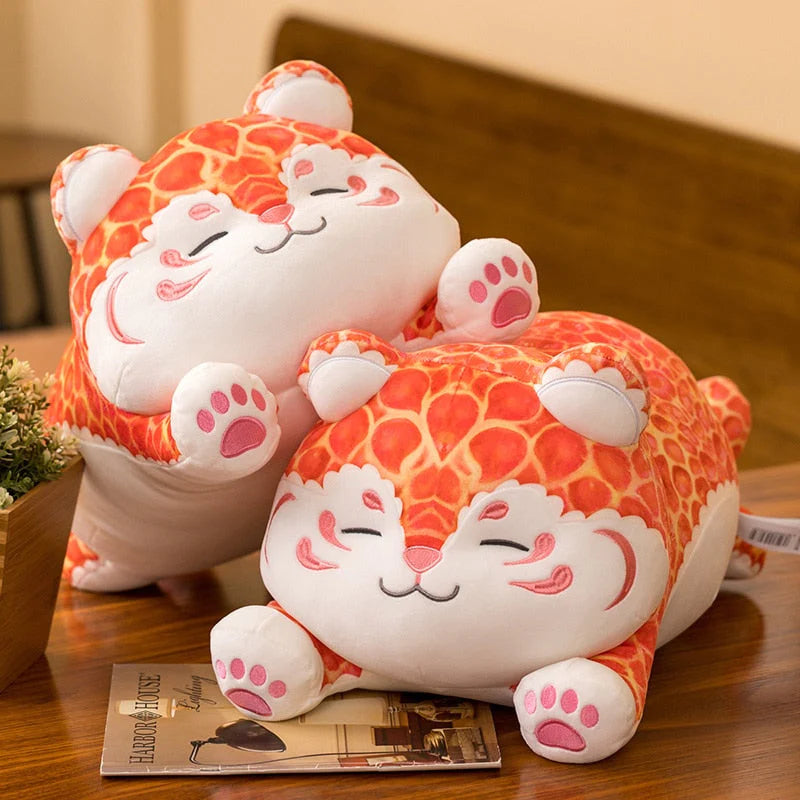 Kawaii Chubby Orange Leopard Plushies