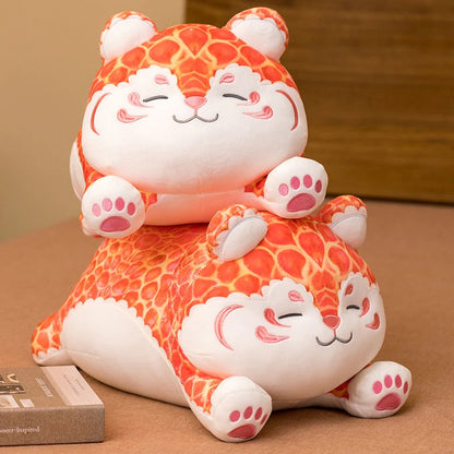 Kawaii Chubby Orange Leopard Plushies