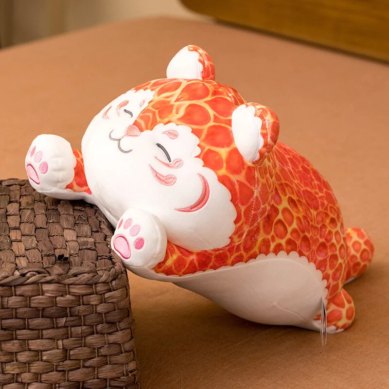 Kawaii Chubby Orange Leopard Plushies