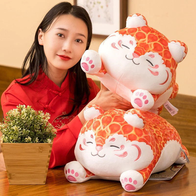 Kawaii Chubby Orange Leopard Plushies