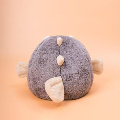 Kawaii Funny Pastel Pufferfish Cat Bed