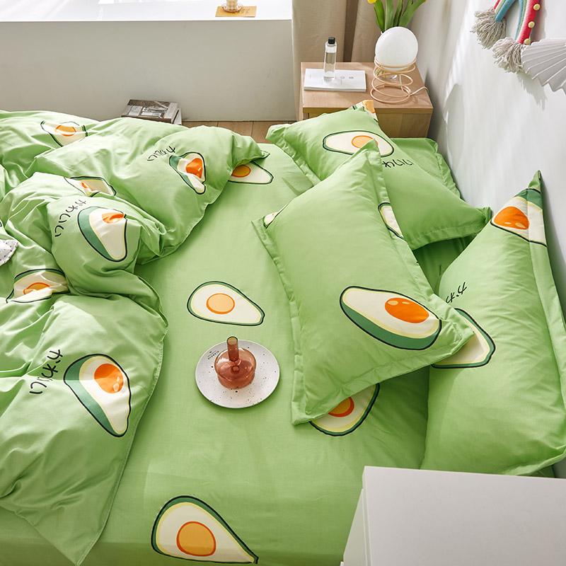 Kawaii Japanese Avocado Paradise Bedding Set