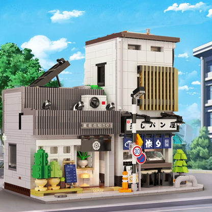 Kawaii Japanese Coffee Store Building Set