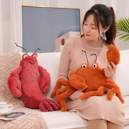 Kawaii Lobster & Crab Buddies Plushies