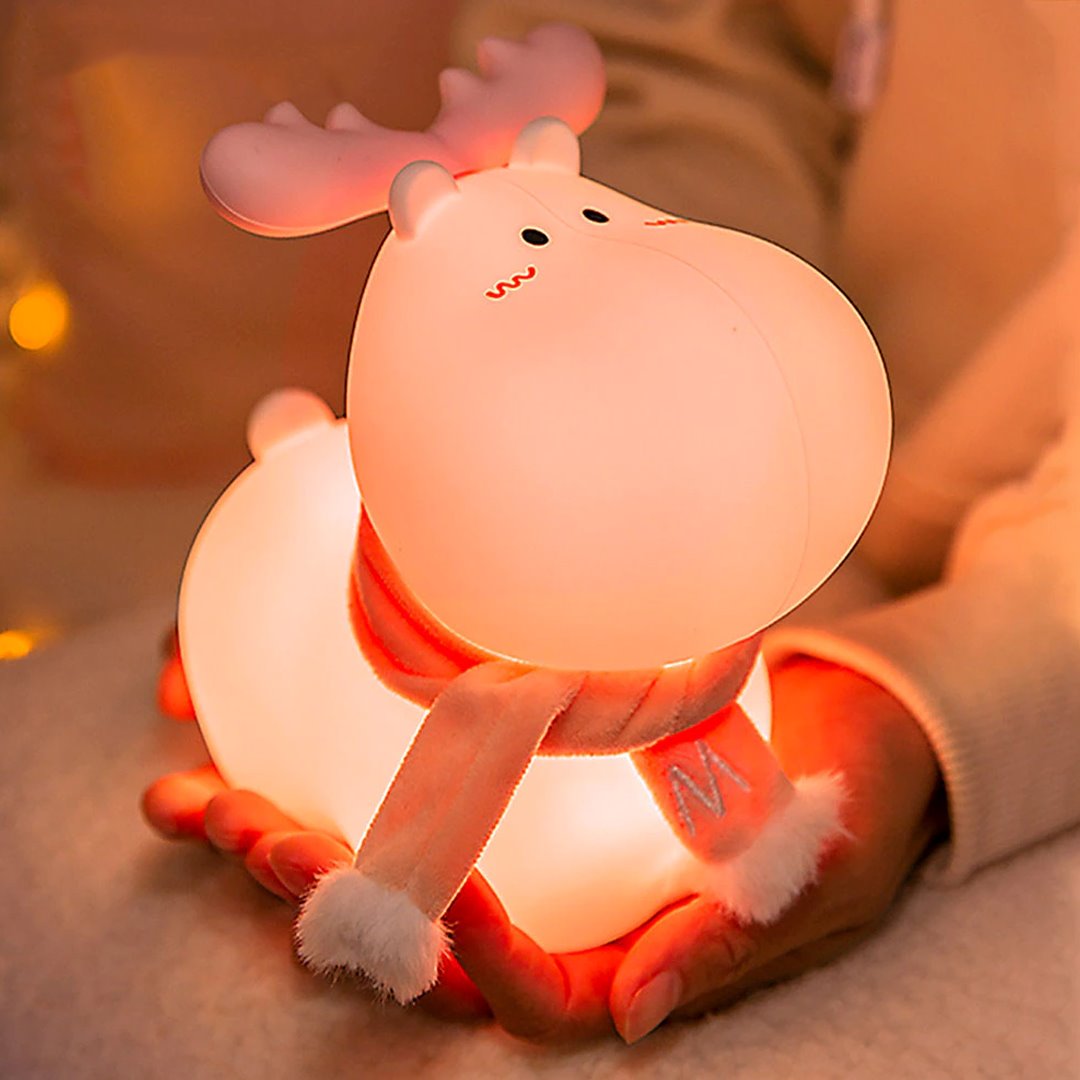 Kawaii Reindeer LED Night Light