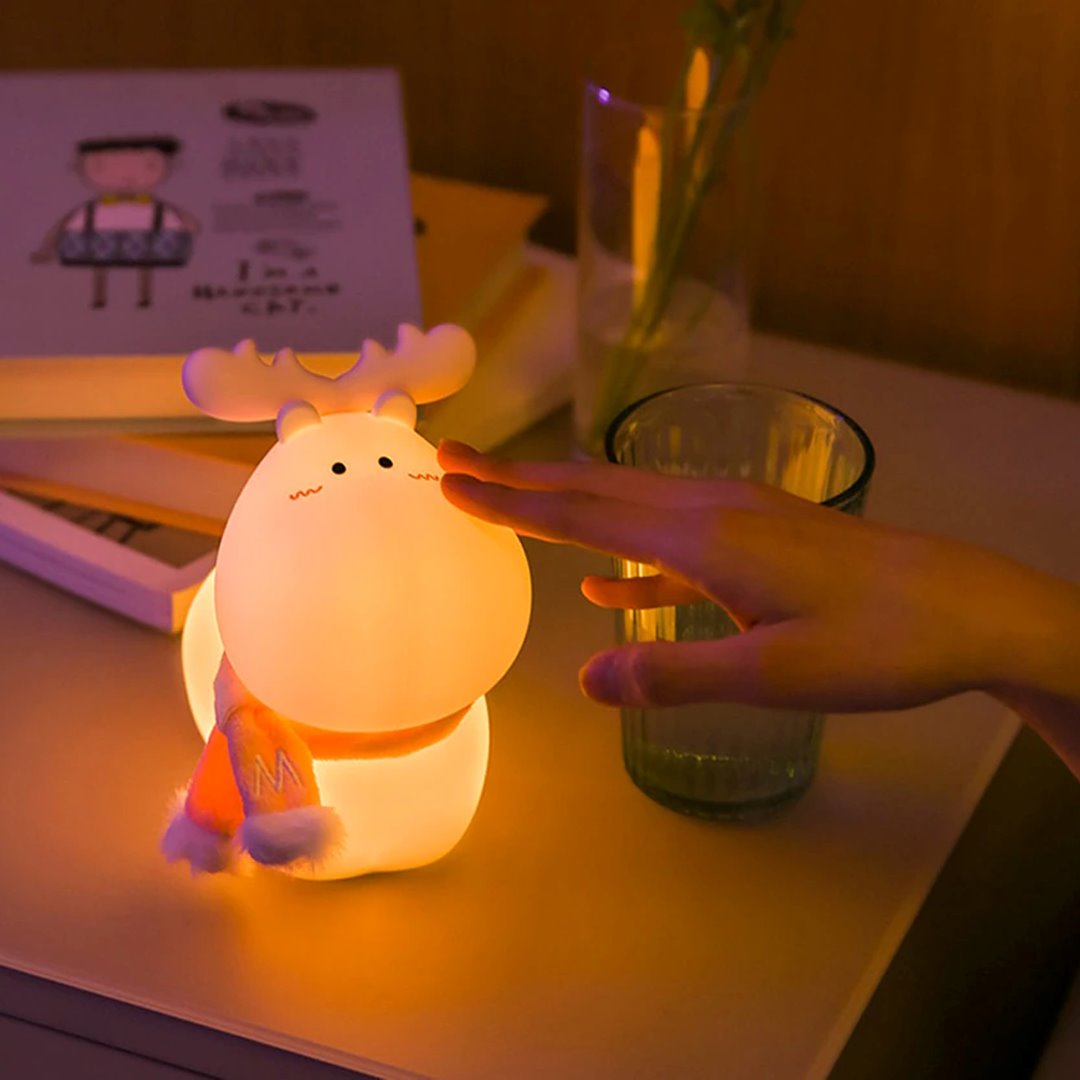 Kawaii Reindeer LED Night Light