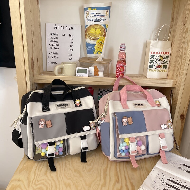 Kawaii School Backpack & Shoulder Bag
