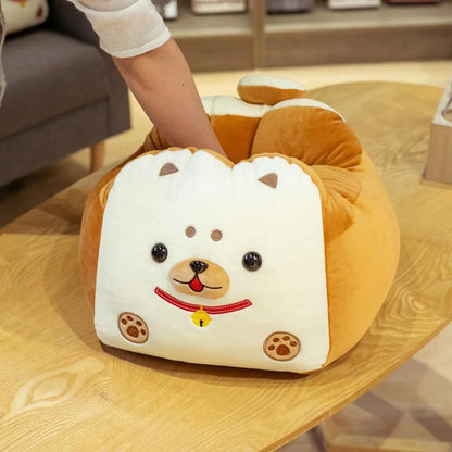 Kawaii Toasted Shiba Bread Plushies