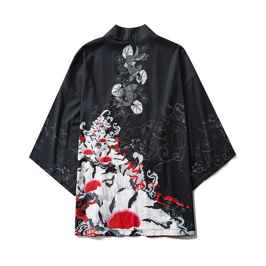Kimono Japanese Lotus and Koi Prints | NEW