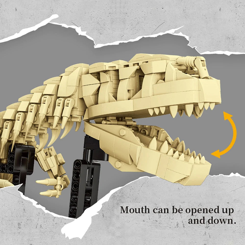 Large Tyrannosaurus Dinosaur Fossil Building Blocks